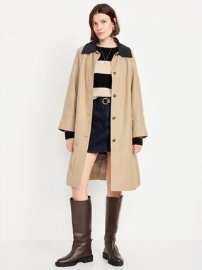 Old Navy Water-Resistant Long Barn Coat